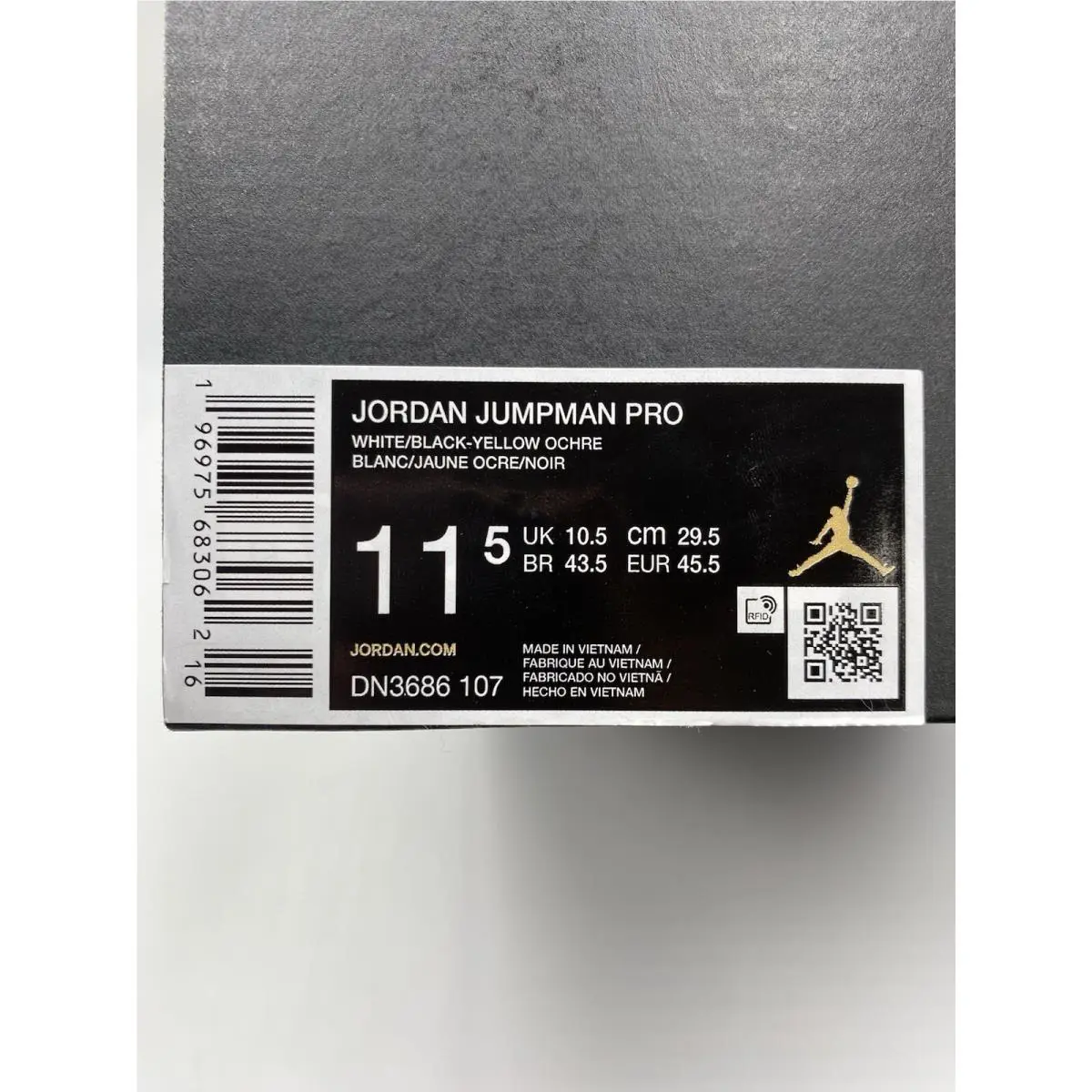 Nike shoes - Jordan Jumpman Pro - Jumpman Pro - DN3686 107 - White/Black-Yellow Ochre (UPC: 196975683062) 4