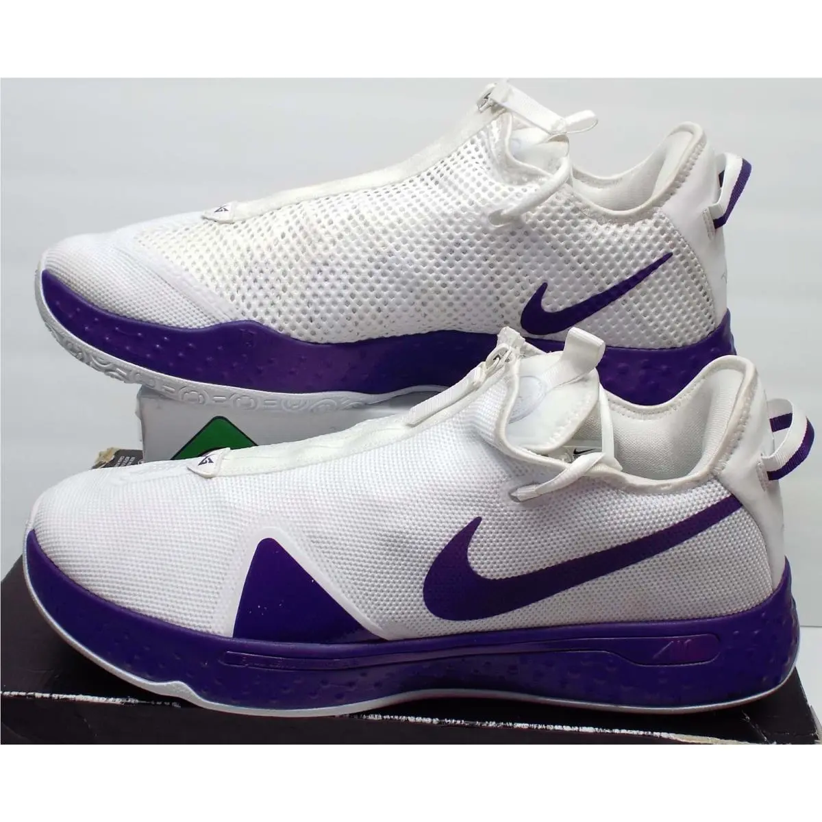 Mens 17 Nike PG 4 TB Promo Paul George Whit Field Purple CW4134-106
