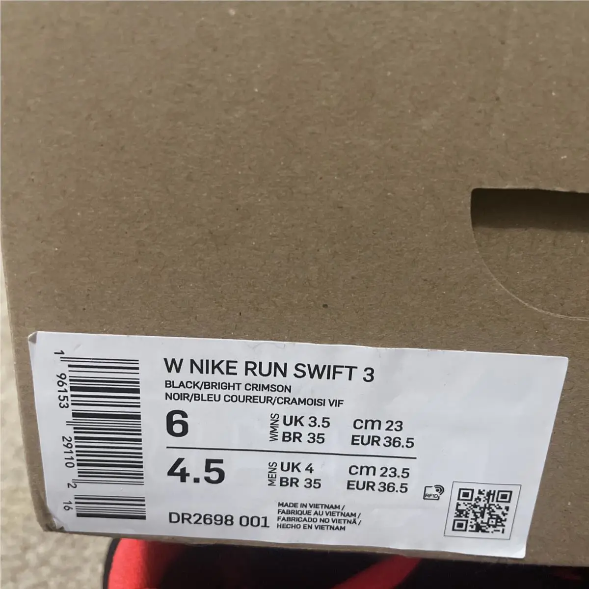 Nike shoes - Nike Run Swift - Run Swift - DR2698-001 - Black (UPC: 196153291102) 9