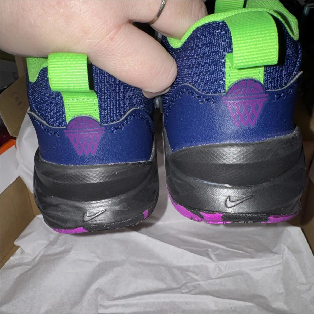 Nike shoes - Team Hustle D 12 Gs - Hv2291400 - Gray 1