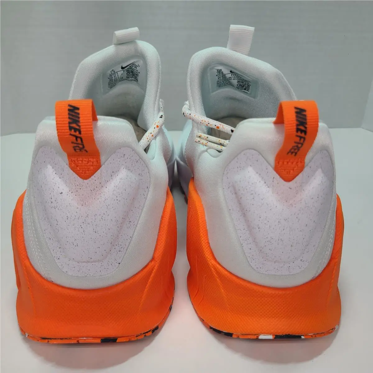 Nike shoes - Nike Free Metcon - Free Metcon - FJ7127-106 - White/Black-Safety Orange (UPC: 198486841818) 10