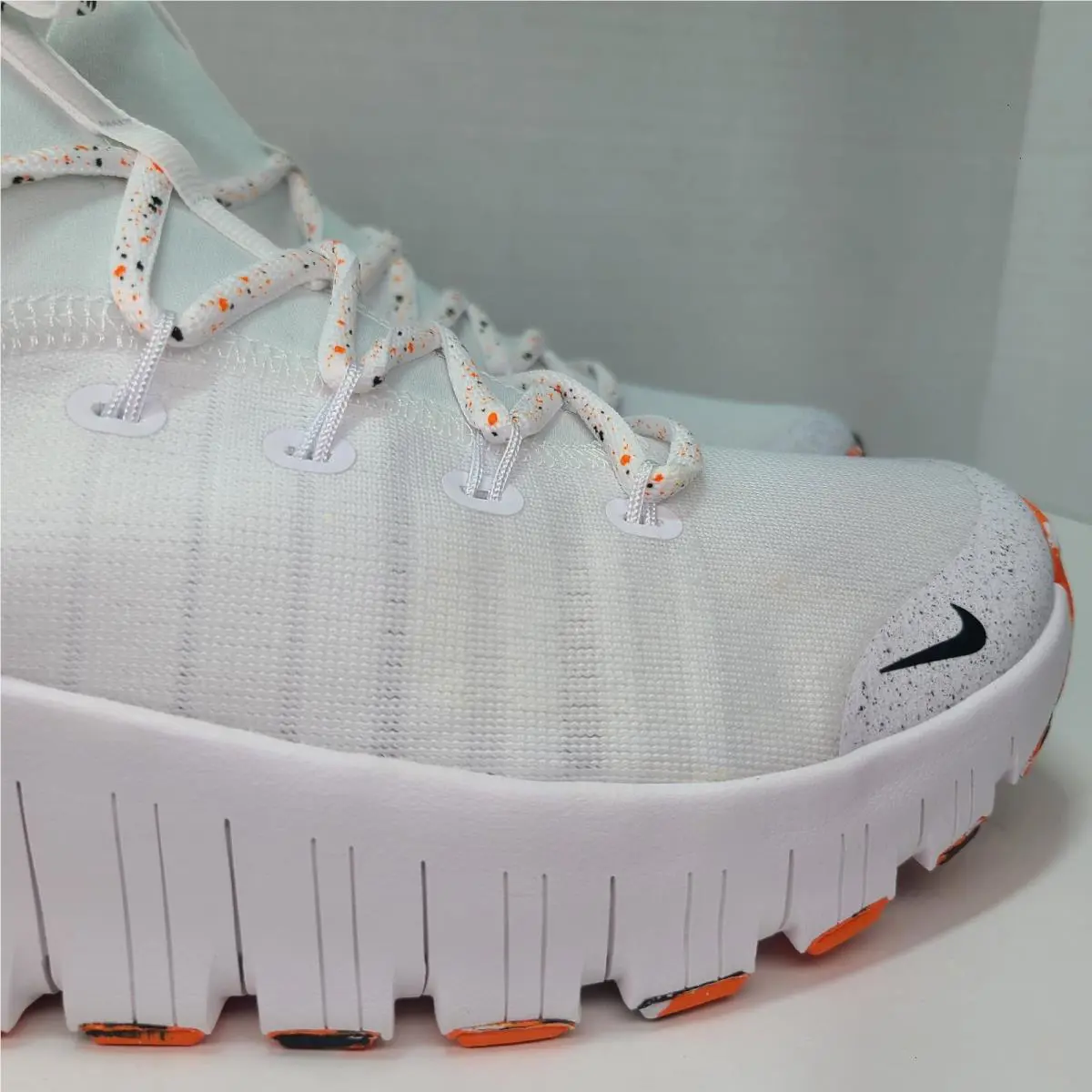 Nike shoes - Nike Free Metcon - Free Metcon - FJ7127-106 - White/Black-Safety Orange (UPC: 198486841818) 4