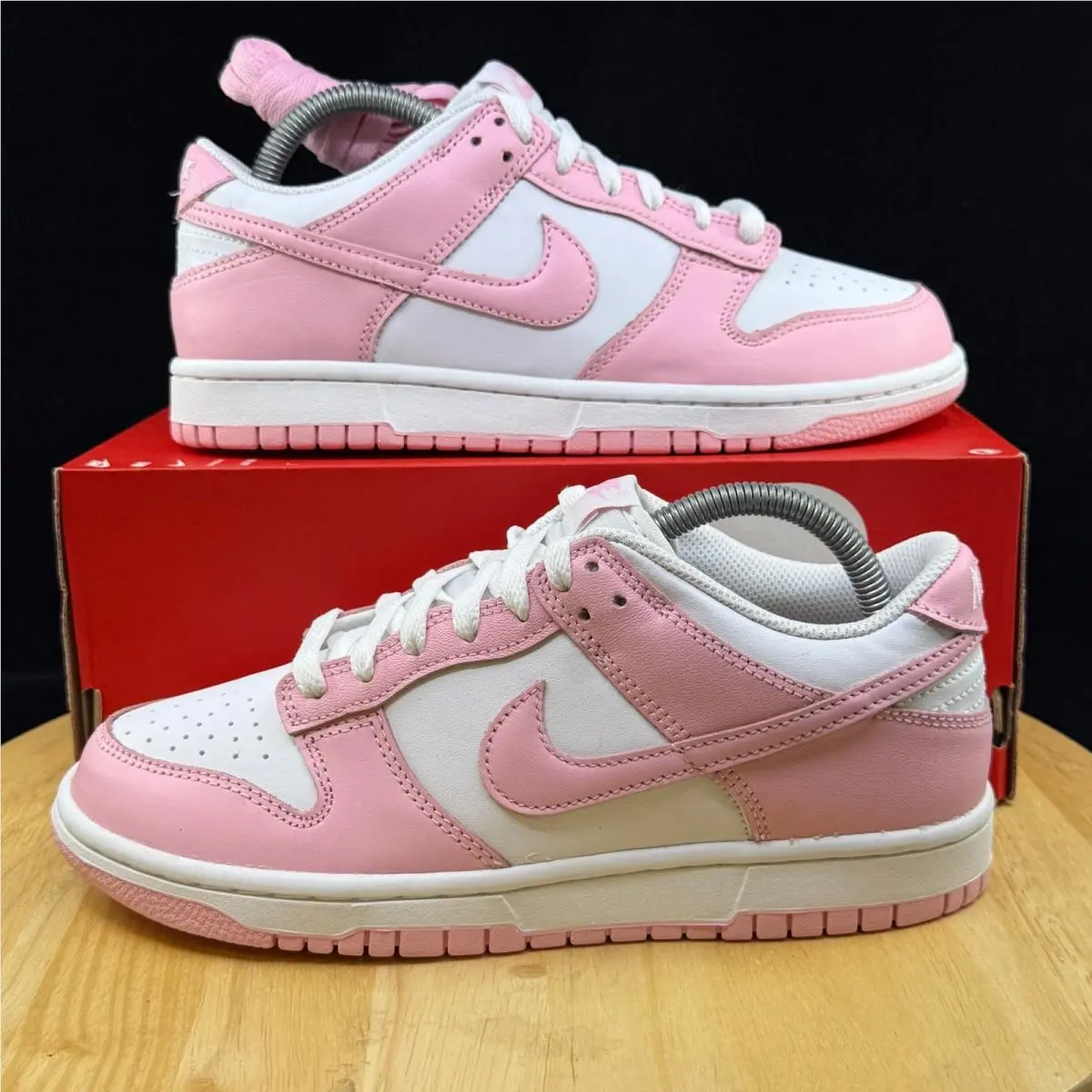 Nike Dunk Low GS Medium Soft Pink Nby FB9109-125 Women Size 7.5/ 6Y