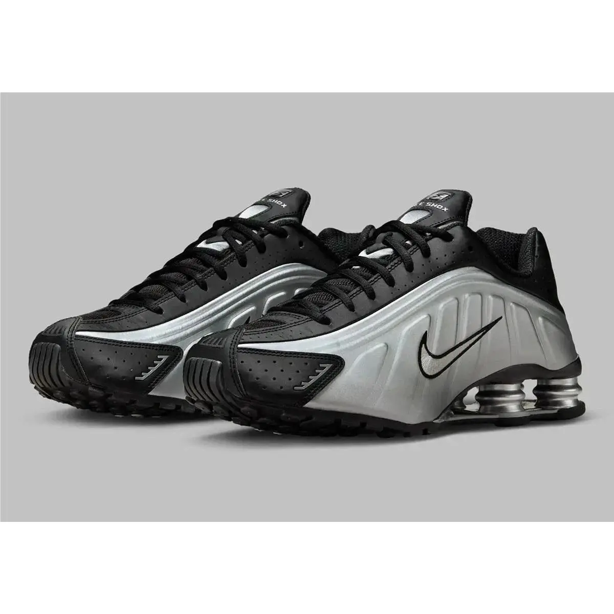 Nike shoes - Nike Shox R4 - Shox - HQ1988-007 - SILVER/BLACK 0