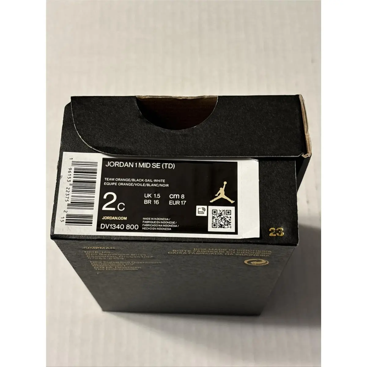 Nike shoes - Air Jordan 1 Mid - Air Mid - Orange/Black-Sail-White 14