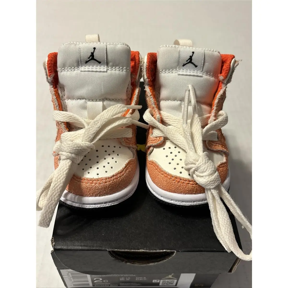 Nike shoes - Air Jordan 1 Mid - Air Mid - Orange/Black-Sail-White 2