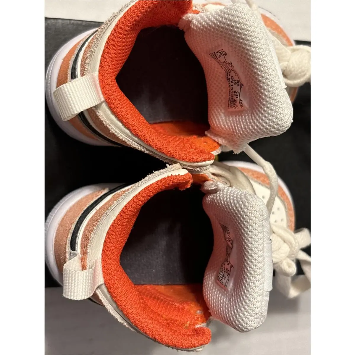 Nike shoes - Air Jordan 1 Mid - Air Mid - Orange/Black-Sail-White 8