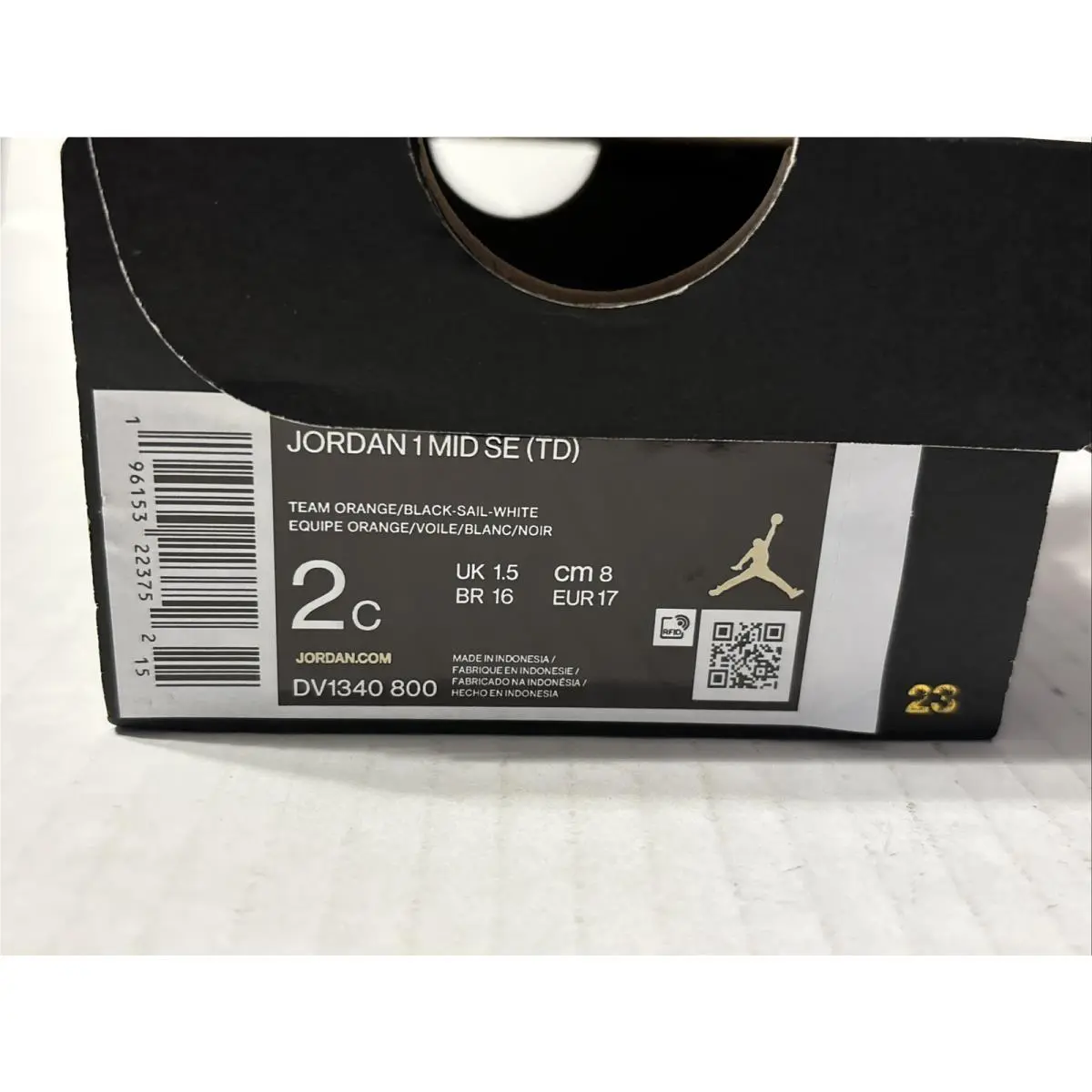 Nike shoes - Air Jordan 1 Mid - Air Mid - Orange/Black-Sail-White 1