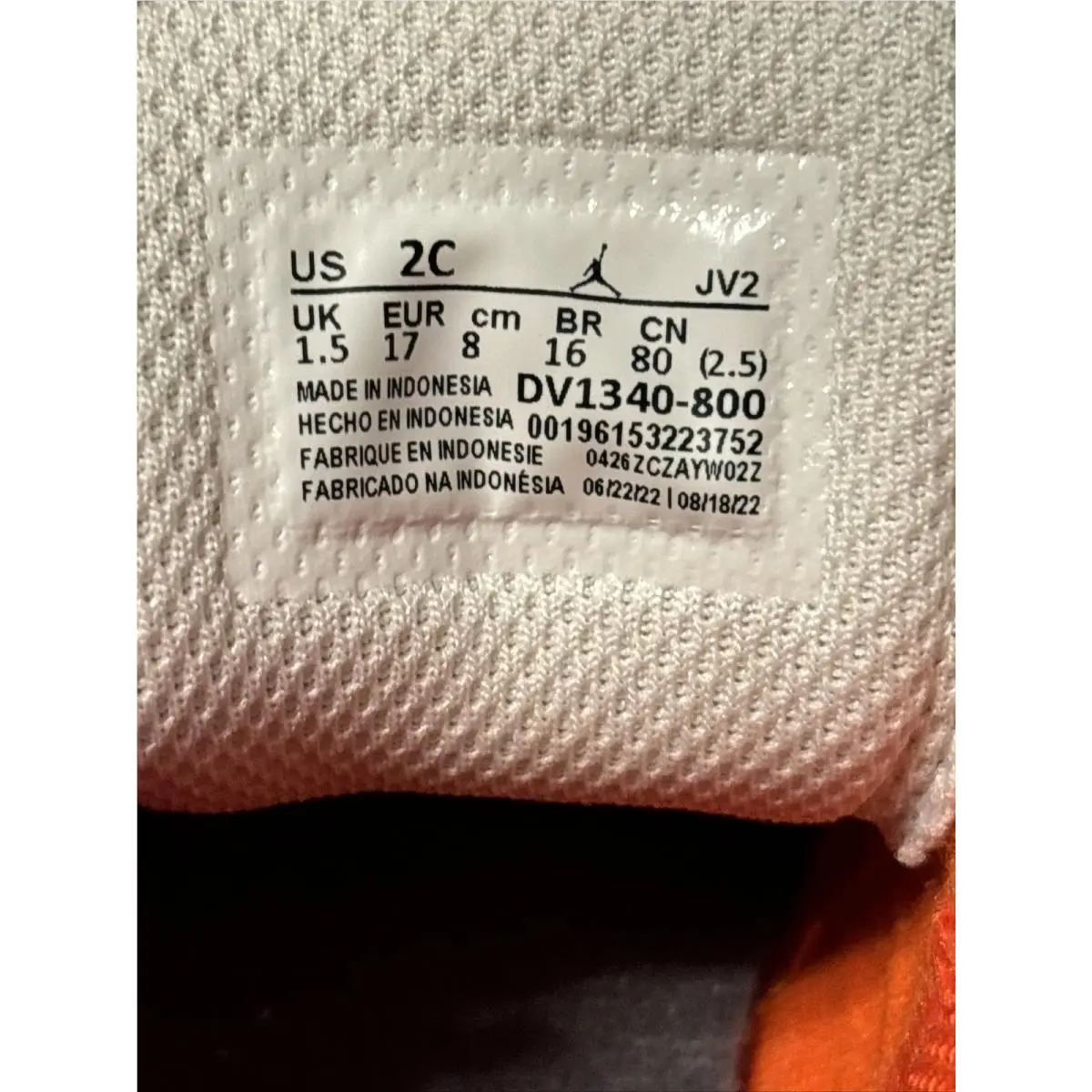 Nike shoes - Air Jordan 1 Mid - Air Mid - Orange/Black-Sail-White 5