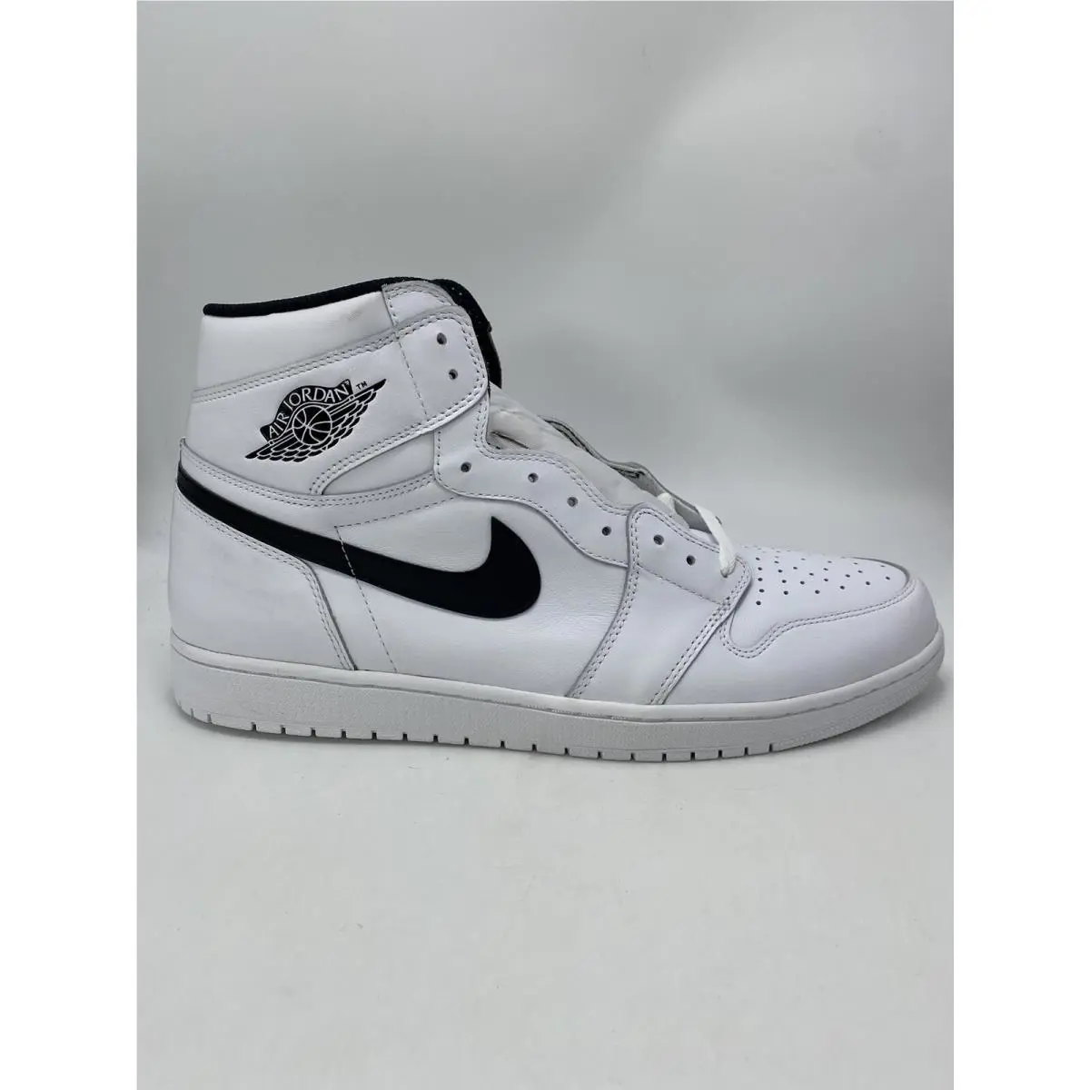 Nike shoes - Nike Air Jordan 1 - Air - 555088 102 - White-Black (UPC: 091206763929) 0