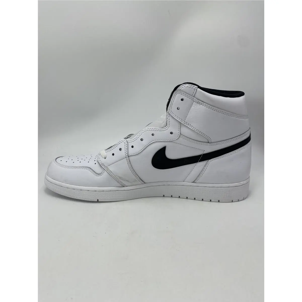 Nike shoes - Nike Air Jordan 1 - Air - 555088 102 - White-Black (UPC: 091206763929) 1