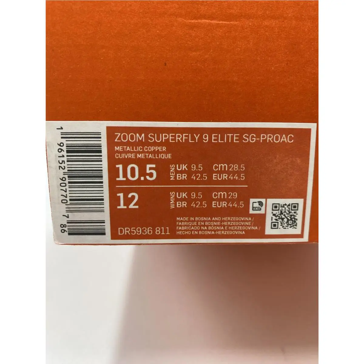 Nike shoes - Nike Zoom Superfly - Zoom Superfly - DR5936 811 - Metallic Copper (UPC: 196152907707) 7