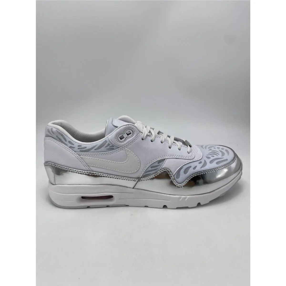 Nike shoes - Nike Air Max 1 - Air Max - 829722 101 - White/Metallic Silver (UPC: 884498172841) 0
