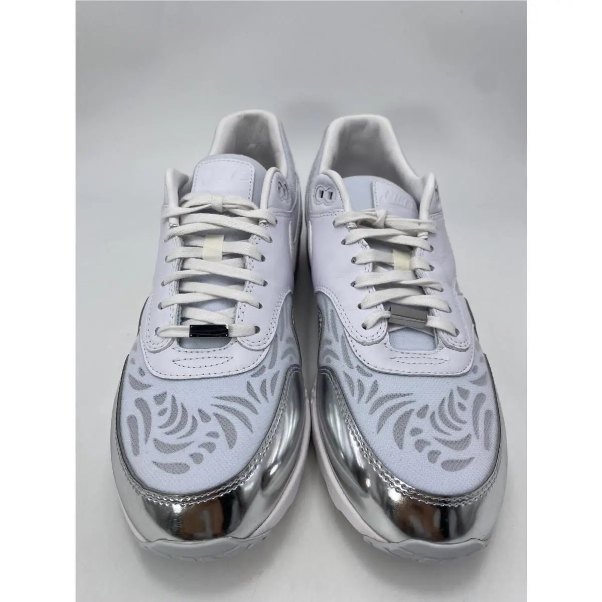 Nike shoes - Nike Air Max 1 - Air Max - 829722 101 - White/Metallic Silver (UPC: 884498172841) 3
