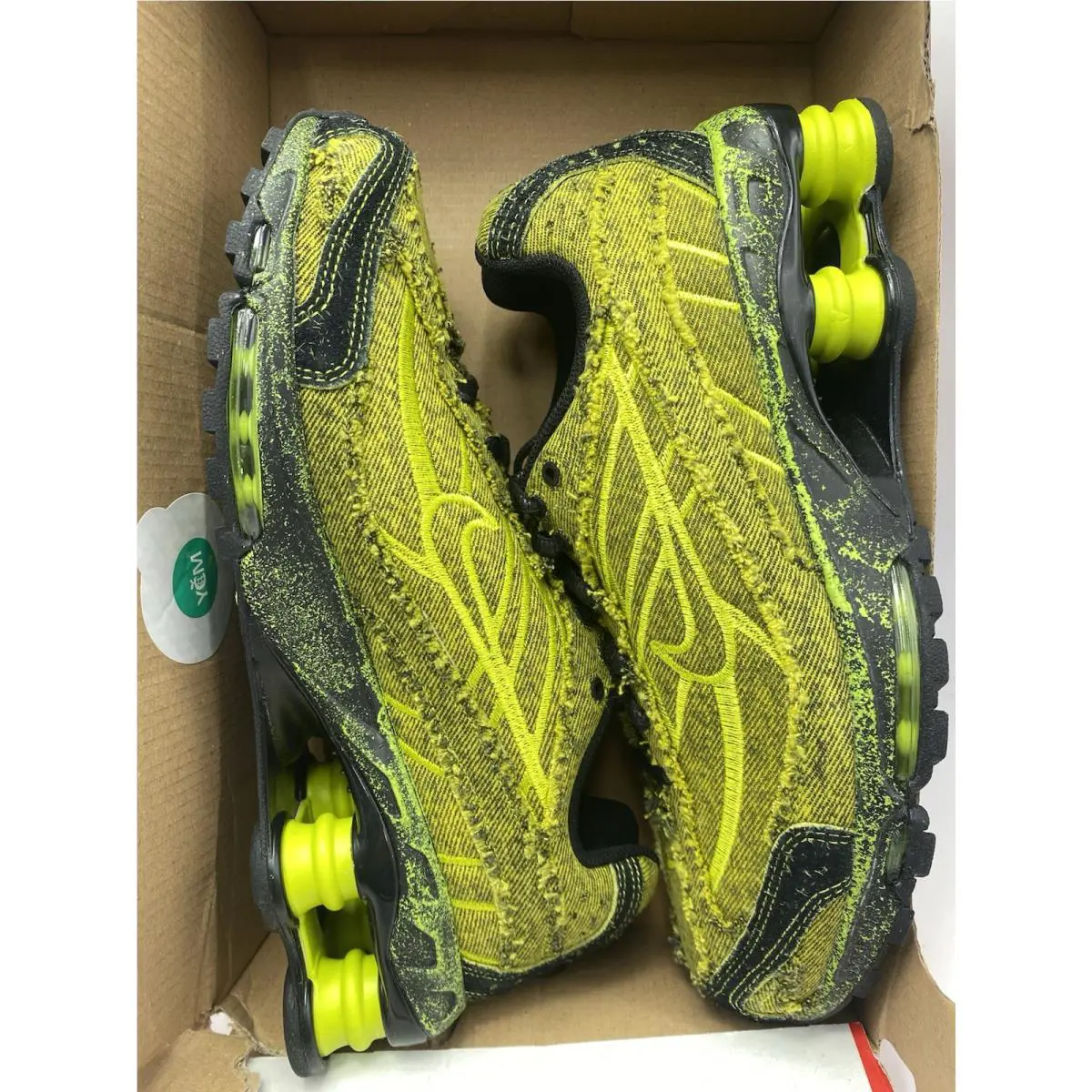 Nike shoes - Nike Shox Ride - Shox Ride - IH3356 010 - Black/Bright Cactus Cyber Volt (UPC: 198486121187) 5