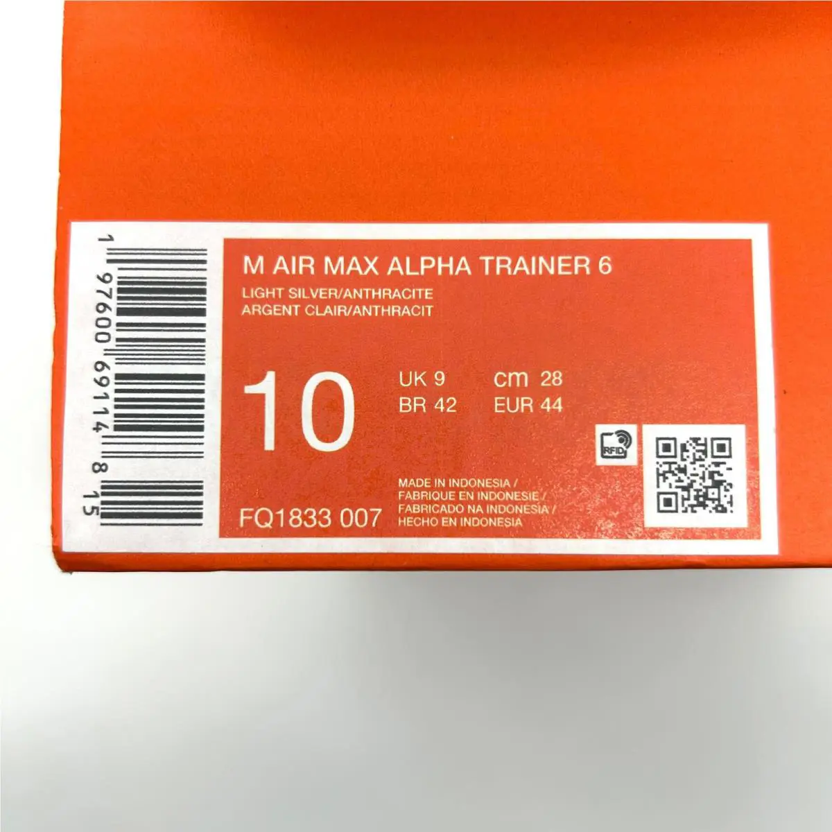 Nike shoes - Air Max Alpha Trainer 6 - Gray 9