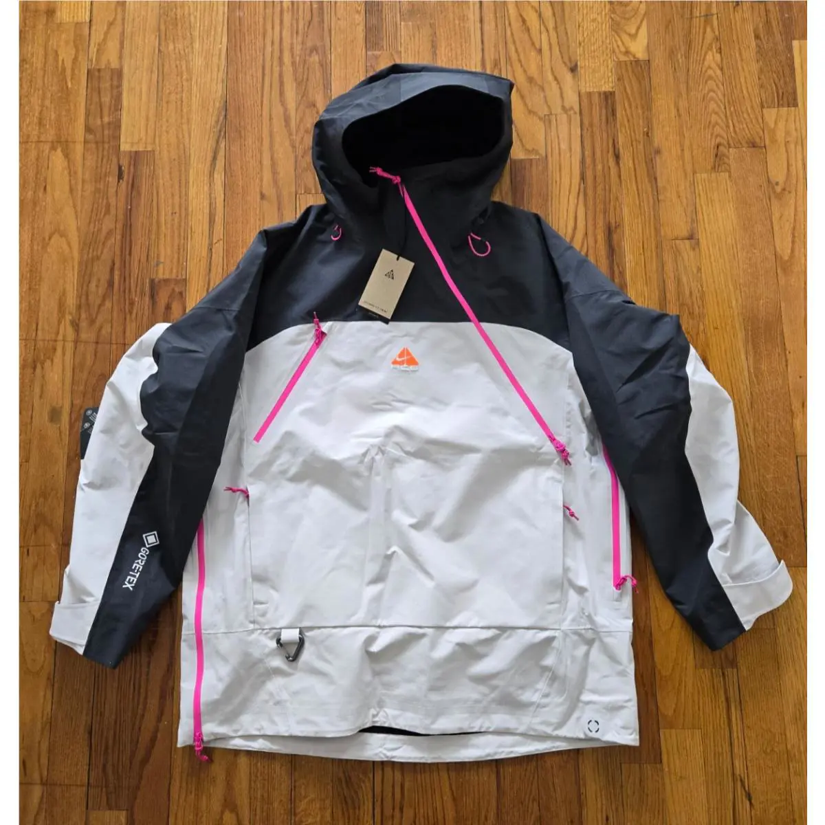 Nike clothing - Nike ACG Chena Vortex Storm-FIT ADV GORE-TEX Jacket - Light Orewood Brown/Anthracite-Summit White (UPC: 197597276939) 1
