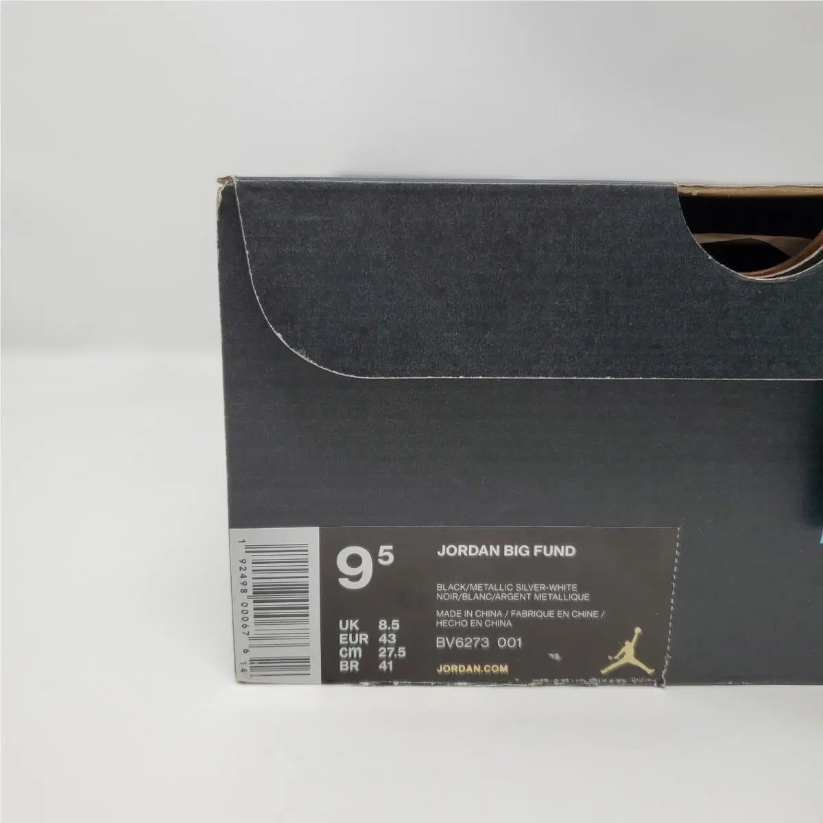 Nike shoes - Nike Air Jordan Big Fund - BV6273-001 - Black 8