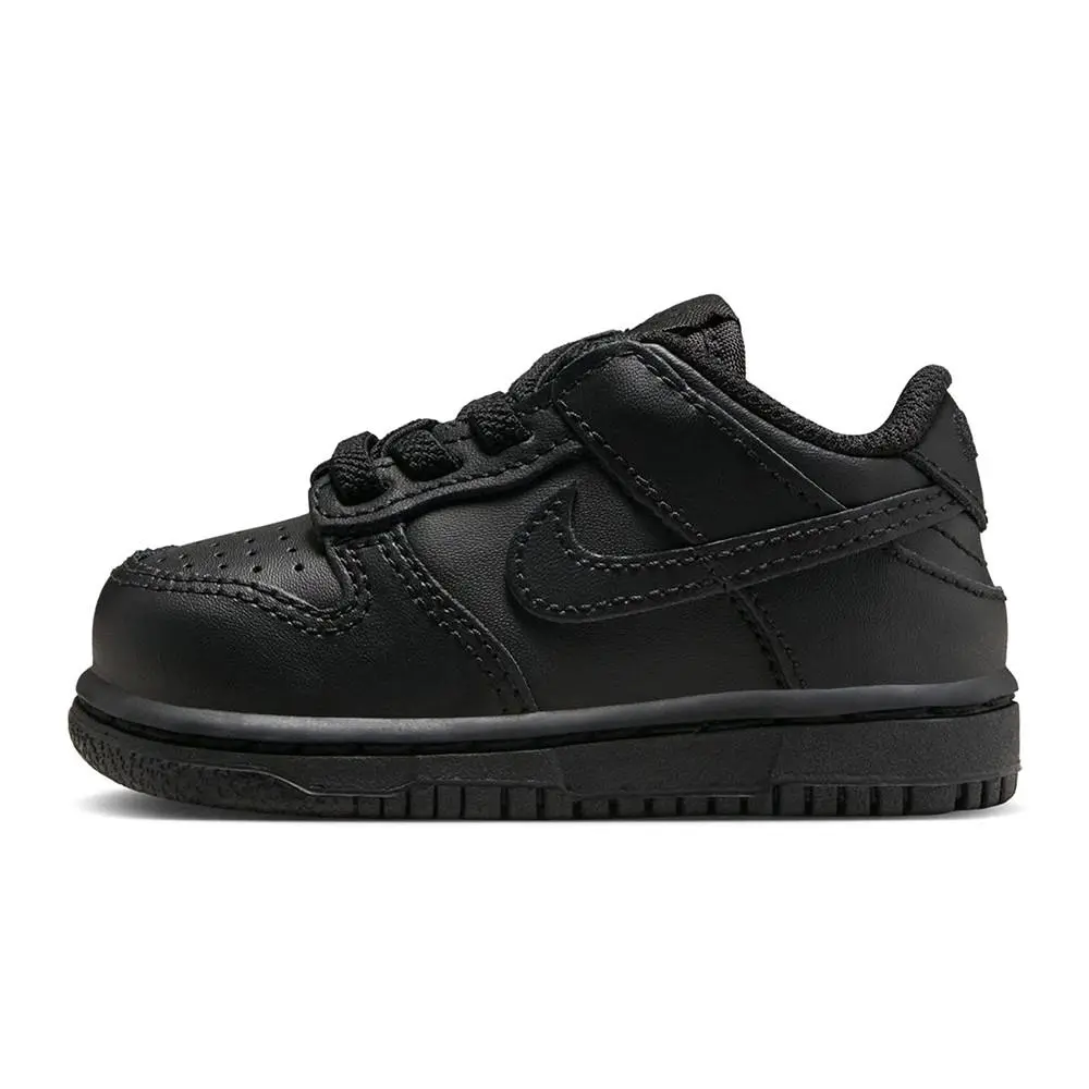 Toddler`s Nike Dunk Low Black/black-black FB9107 009 - 3