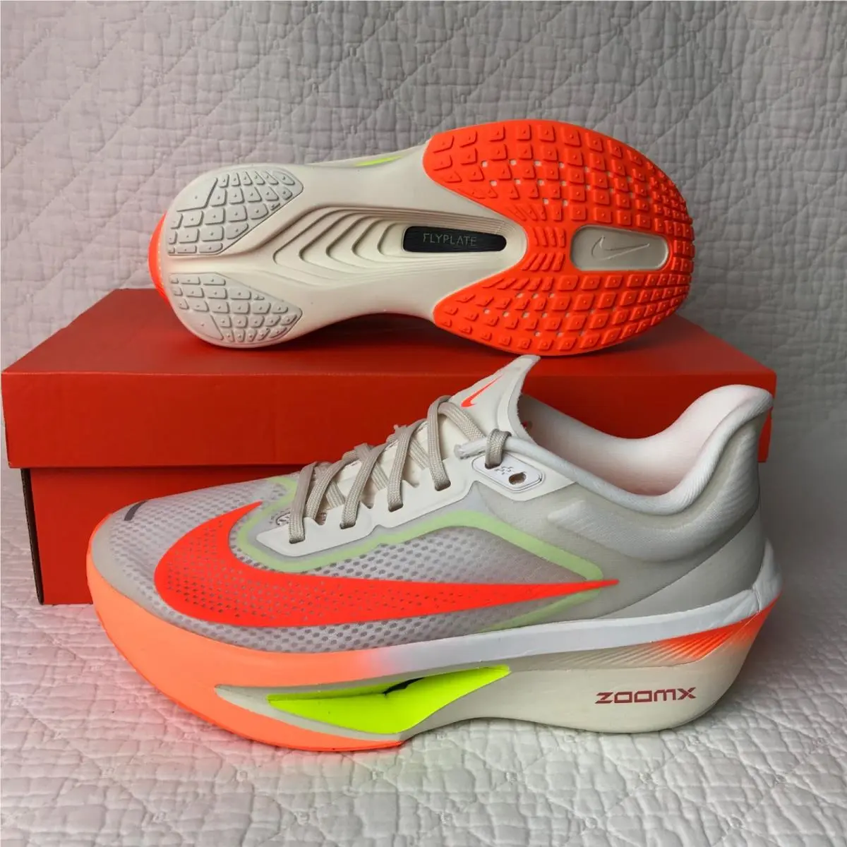 Nike shoes - Nike Zoom Fly - Zoom Fly - FN8455 105 - Pale Ivory/Hyper Crimson 2