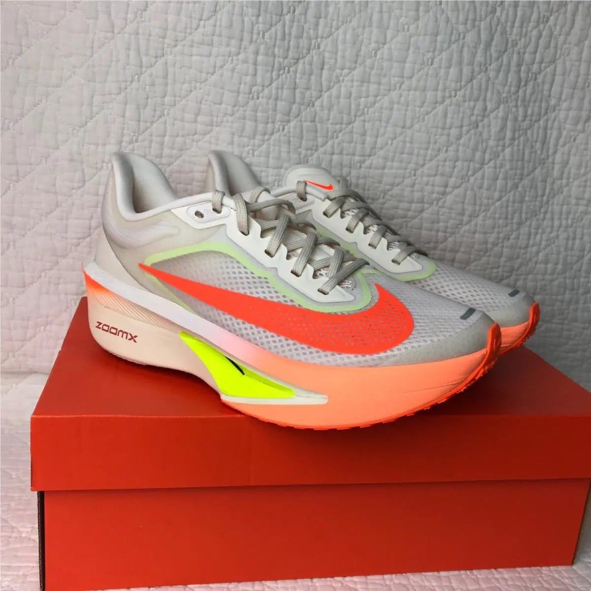 Nike shoes - Nike Zoom Fly - Zoom Fly - FN8455 105 - Pale Ivory/Hyper Crimson 7
