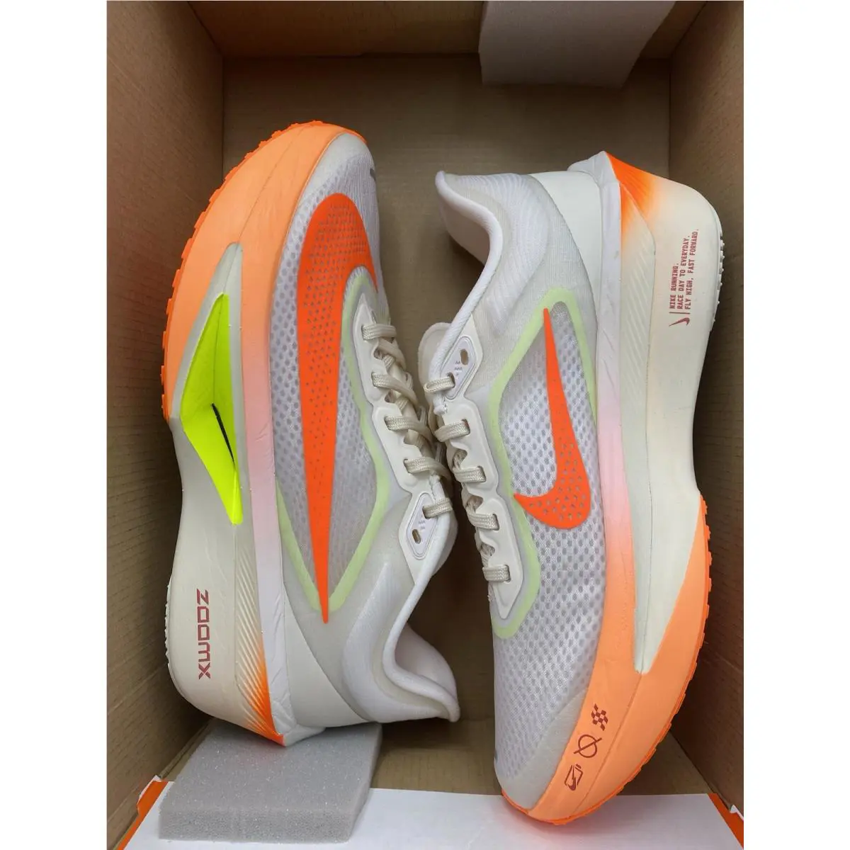 Nike shoes - Nike Zoom Fly - Zoom Fly - FN8455 105 - Pale Ivory/Hyper Crimson 5