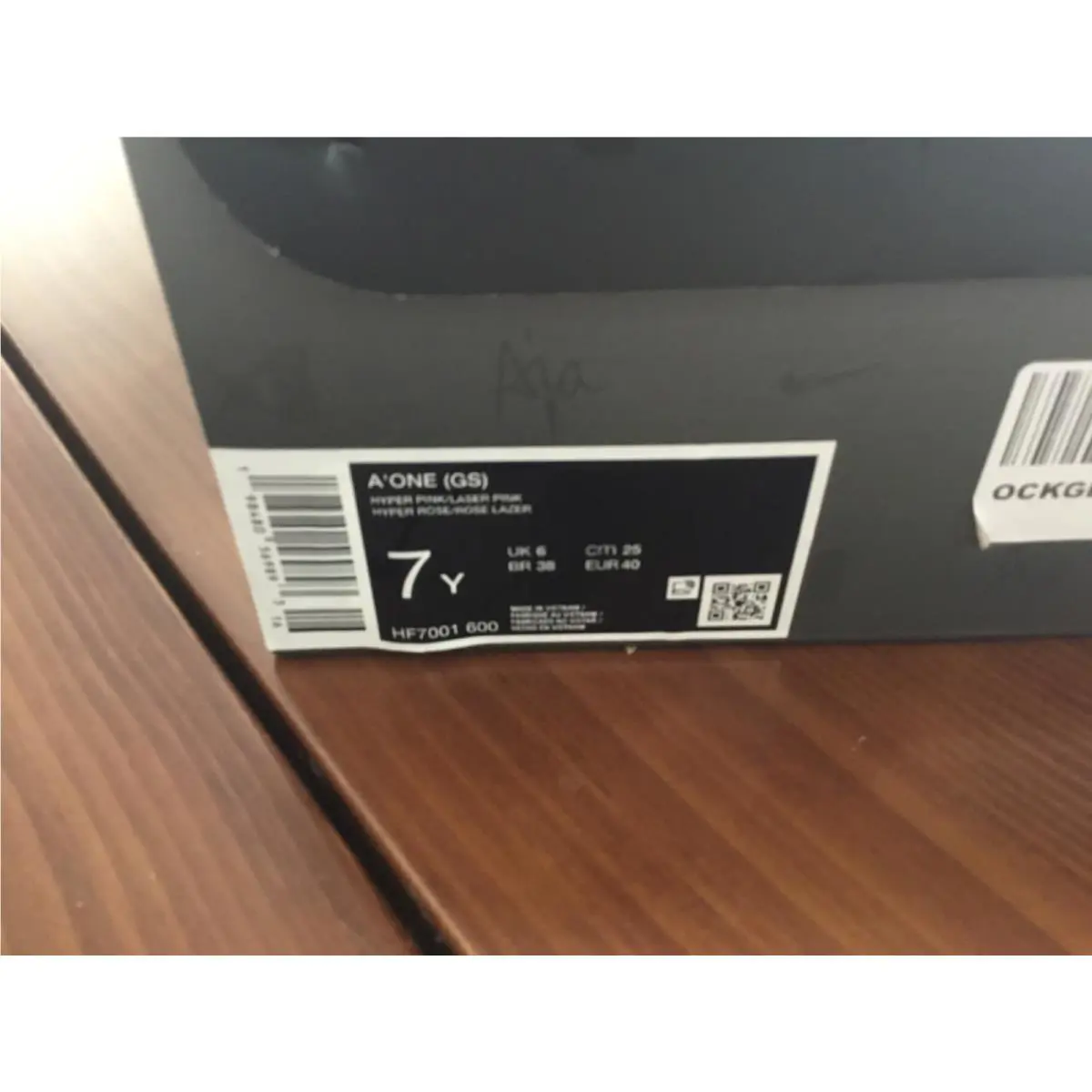 Nike shoes - Nike A`One GS - Pink 1