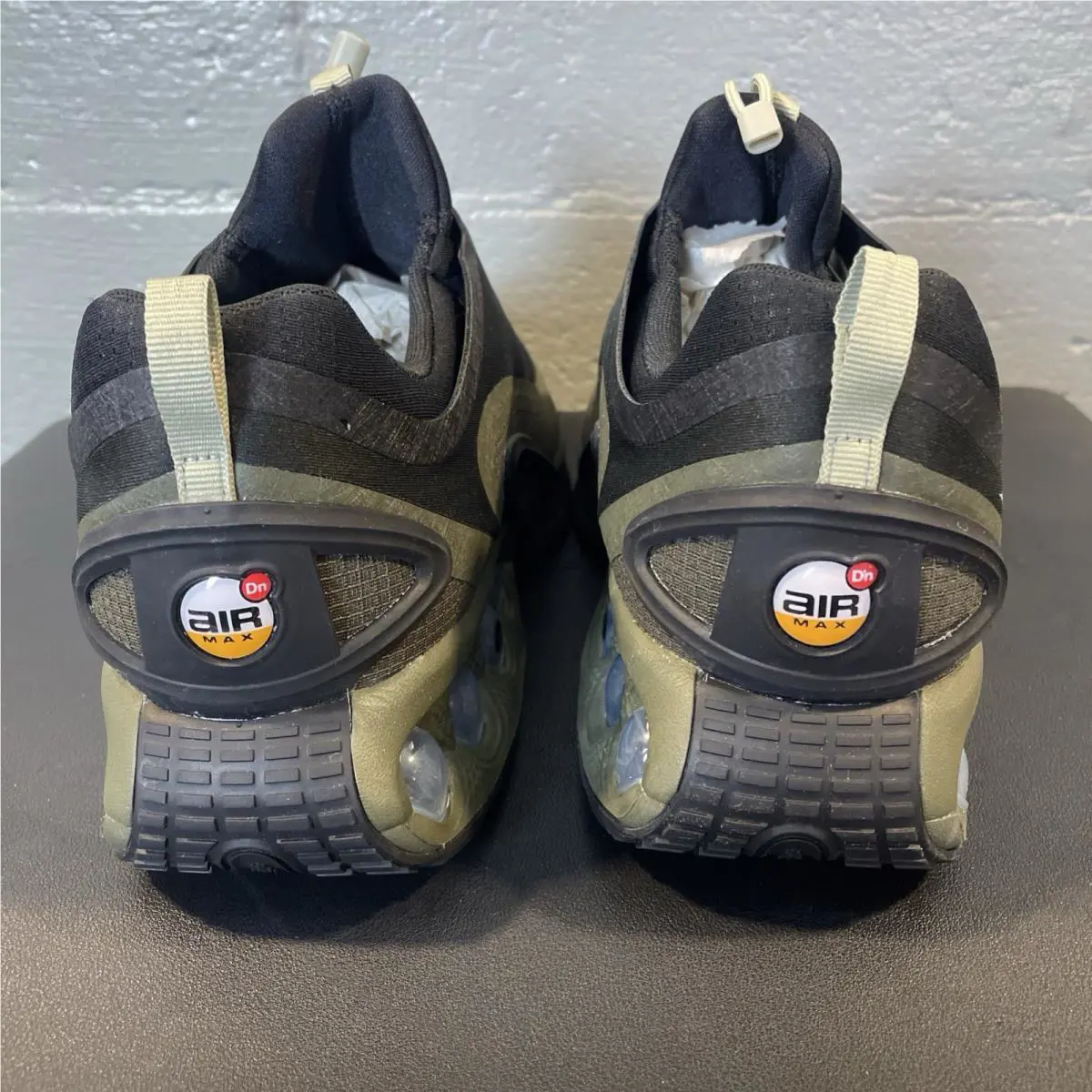 Nike shoes - Nike Air Max Dn Roam - Black/Cargo Khaki/Stone/Metallic Silver 10