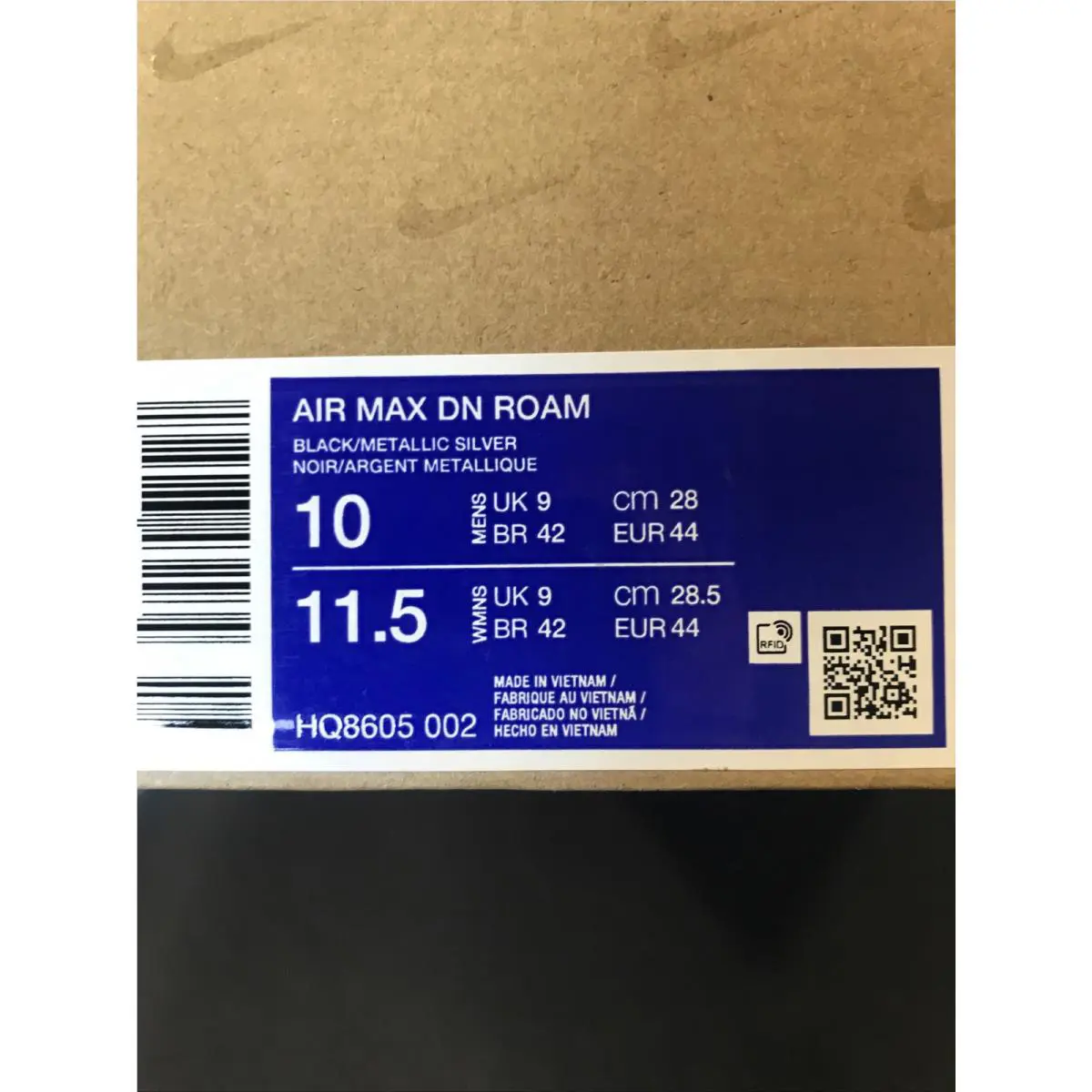 Nike shoes - Nike Air Max Dn Roam - Black/Cargo Khaki/Stone/Metallic Silver 5