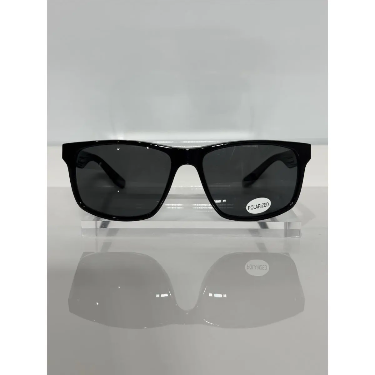 Nike Cruiser EV0834 Black Plastic w. Custom Polarized Gray Lenses Sunglasses