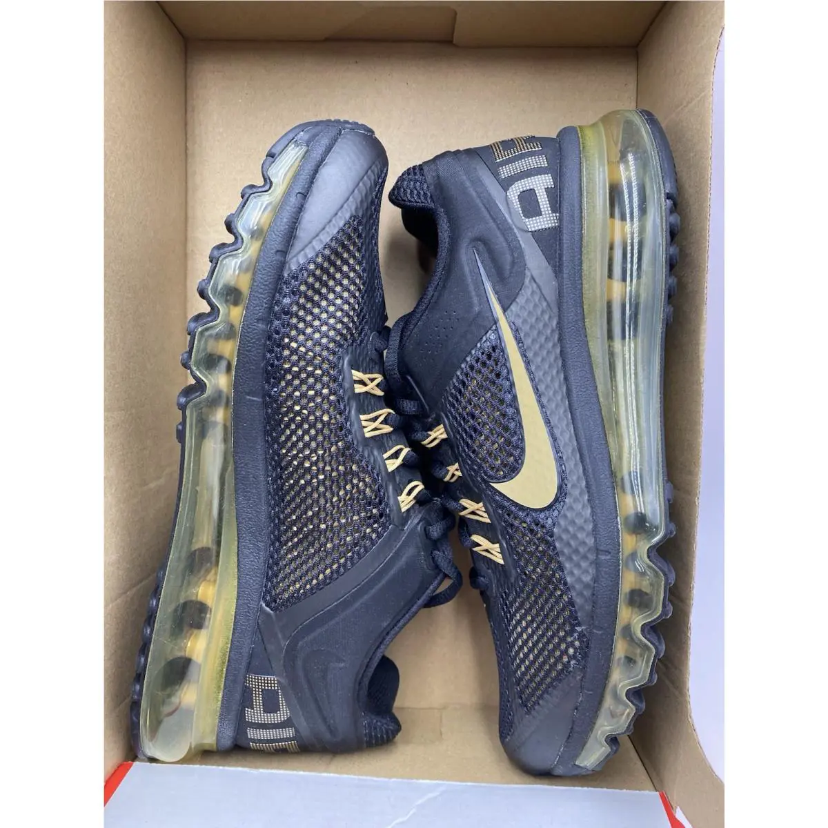 Nike shoes - Nike Air Max 2013 - Air Max - HQ1927 001 - Nlack/Metallic Gold/FLT Gold (UPC: 197600791060) 7
