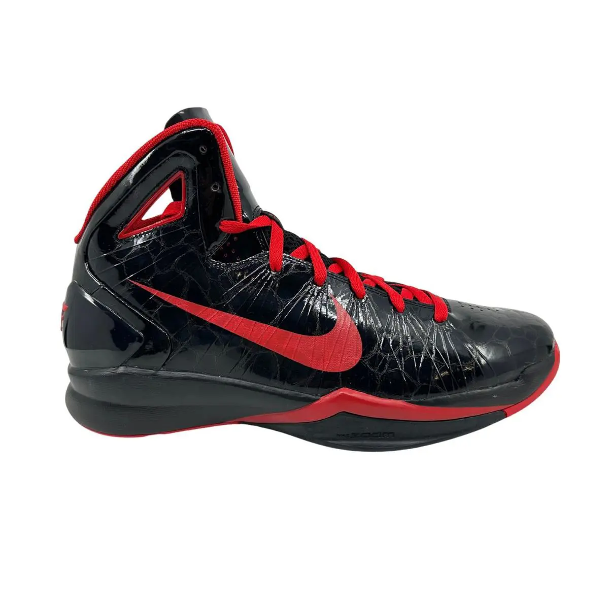 Nike Hyperdunk 2010 Black Sport Red Mens Size 13 Athletic Sneaker - Black, Manufacturer: Black Sport Red