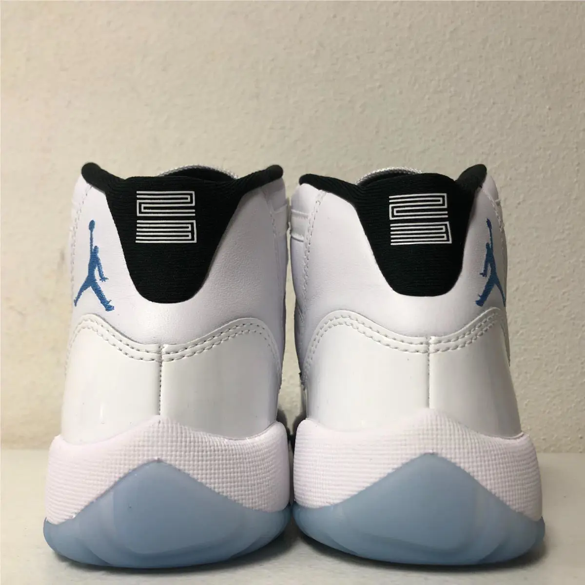 Nike shoes - Air Jordan 11 - Air - White/Legend Blue-Black (UPC: 197601083188) 3
