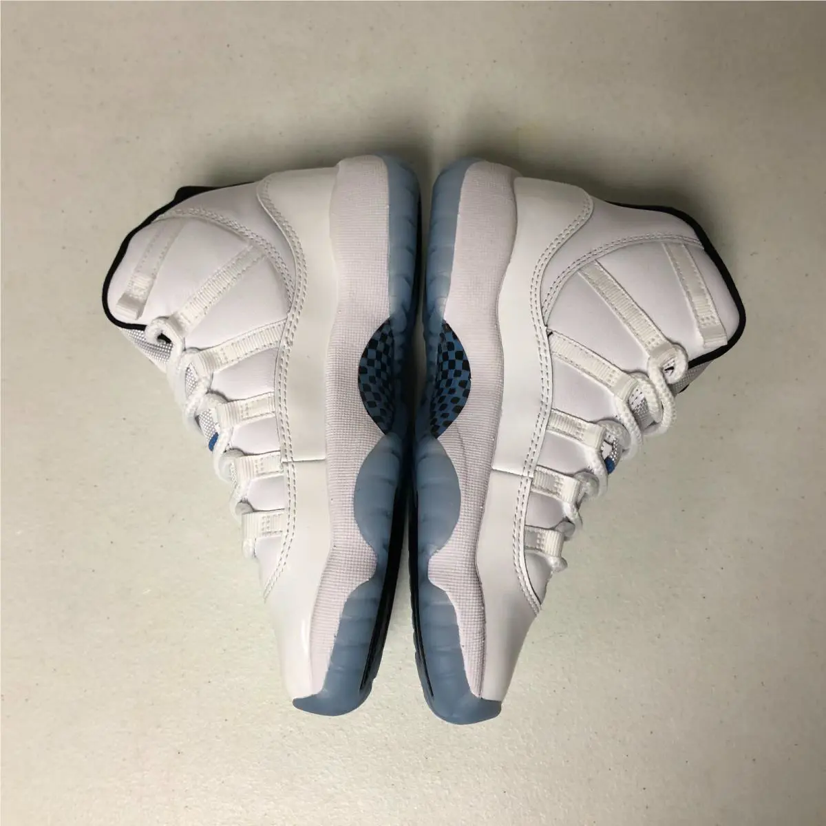 Nike shoes - Air Jordan 11 - Air - White/Legend Blue-Black (UPC: 197601083188) 2