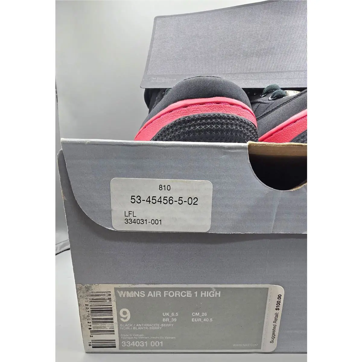 Nike shoes - Nike Air Force 1 - Air Force - Black 3