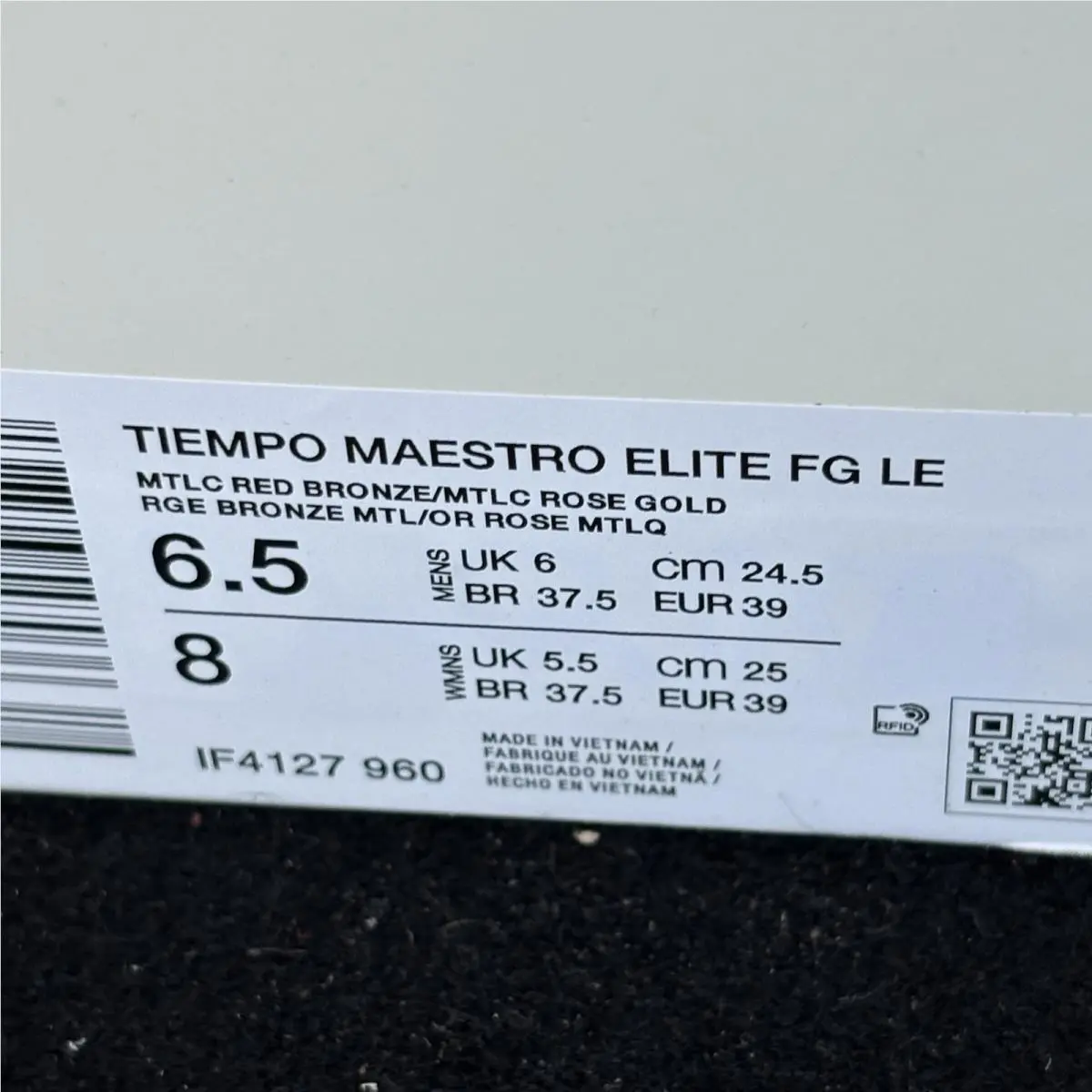 Nike shoes - Nike Tiempo Maestro Elite Le - IF4127-960 - Metallic Red Bronze 7