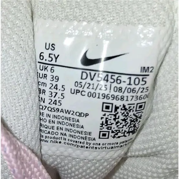 Nike shoes - Nike Court Borough Low Recraft GS - White/Pink Foam 6