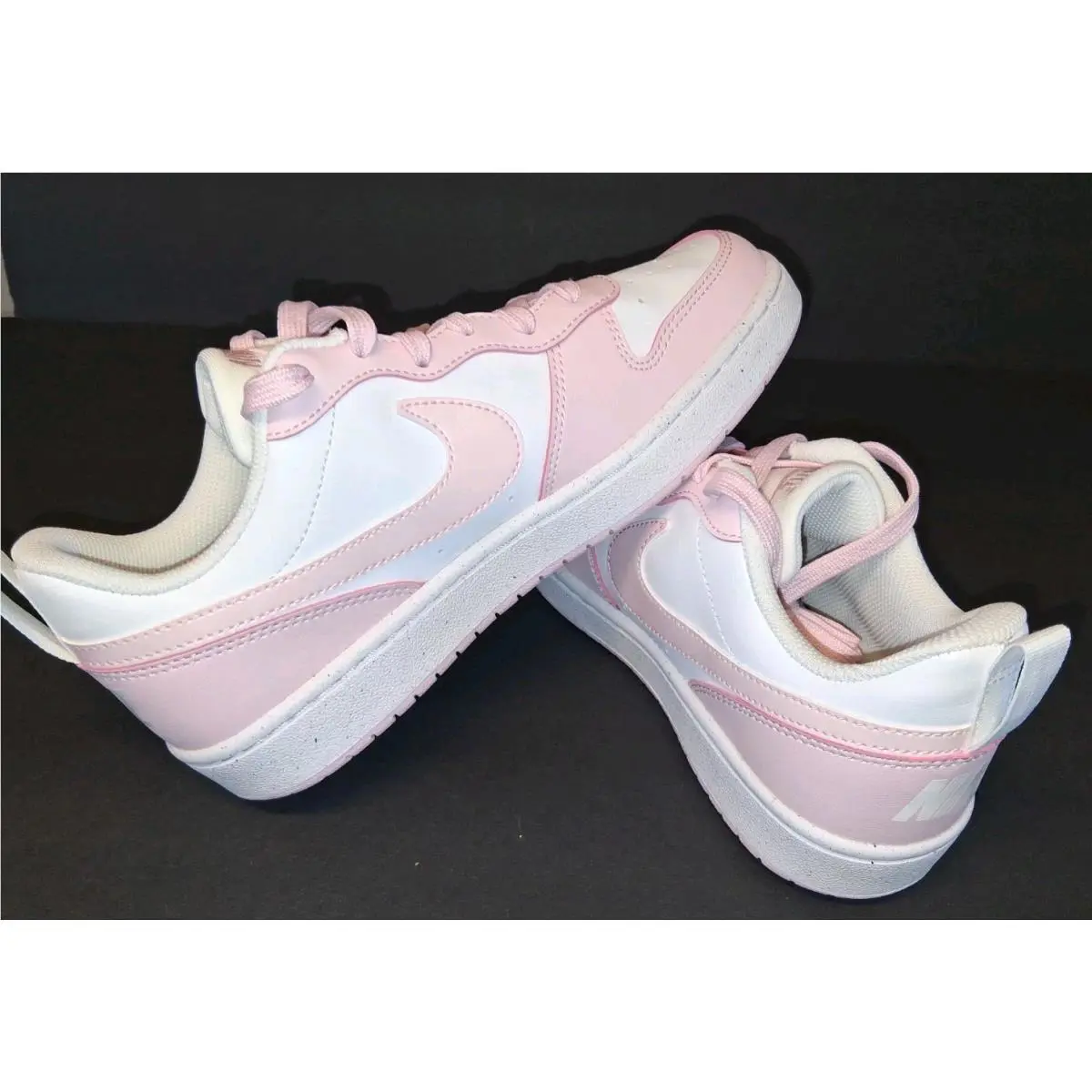 Nike shoes - Nike Court Borough Low Recraft GS - White/Pink Foam 3