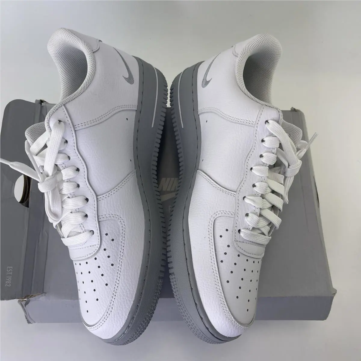 Nike shoes - Nike Air Force 1 - Air Force - HV6418-100 - White/Light Smoke Grey 1