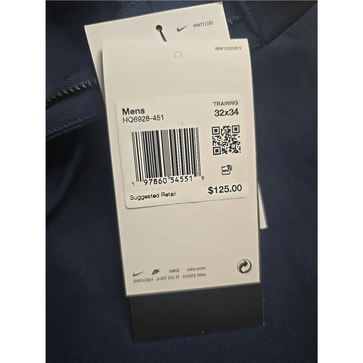 Nike clothing - 24.7 Perfect Stretch - Perfect Stretch - HQ6928451 - Blue (UPC: 197860574540) 7