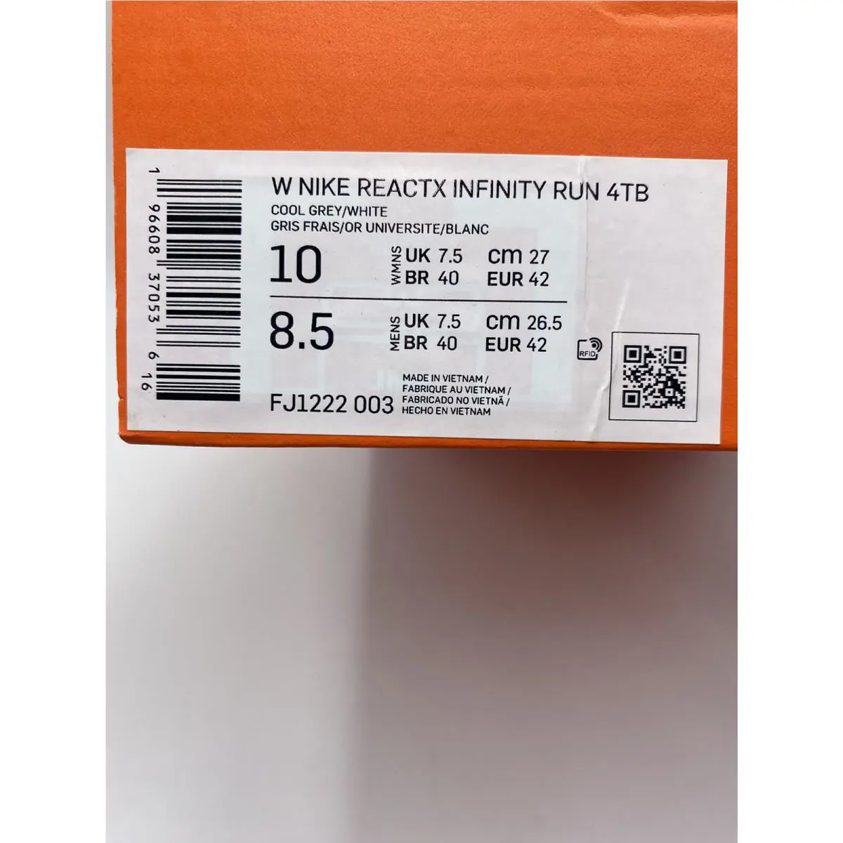 Nike shoes - Nike Wmns - Wmns - FJ1222 003 - Cool Grey/White (UPC: 196608370536) 6