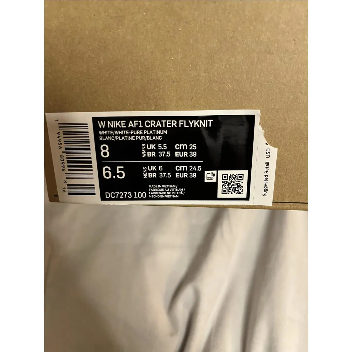 Nike shoes - Nike Air Force 1 Flyknit - DC4831100 - White 5