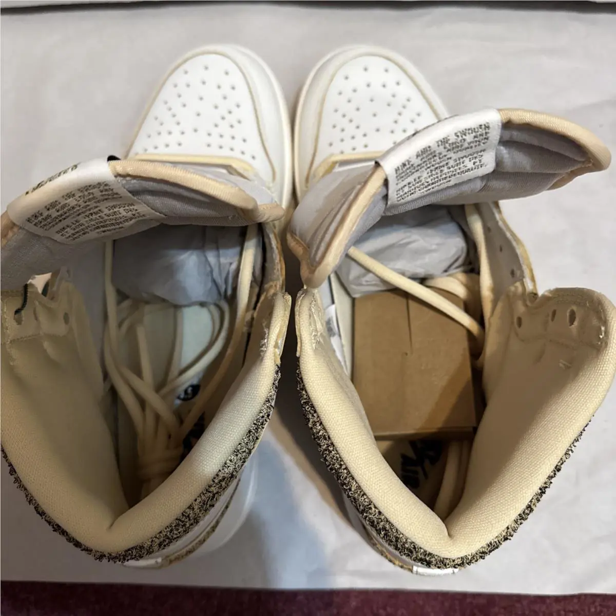 Nike shoes - Nike Air Jordan 1 Retro Hi OG Craft - Ivory 10
