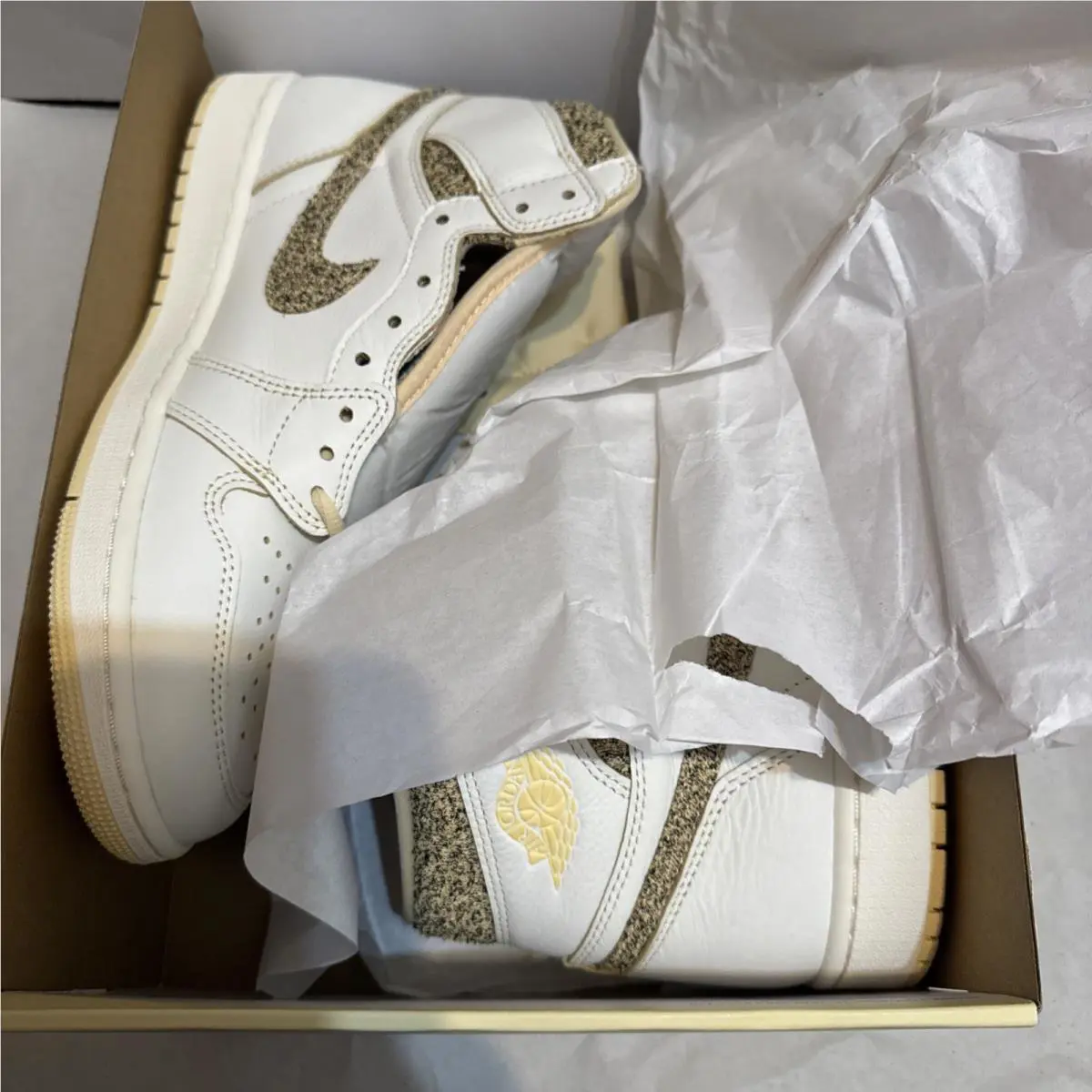 Nike shoes - Nike Air Jordan 1 Retro Hi OG Craft - Ivory 12