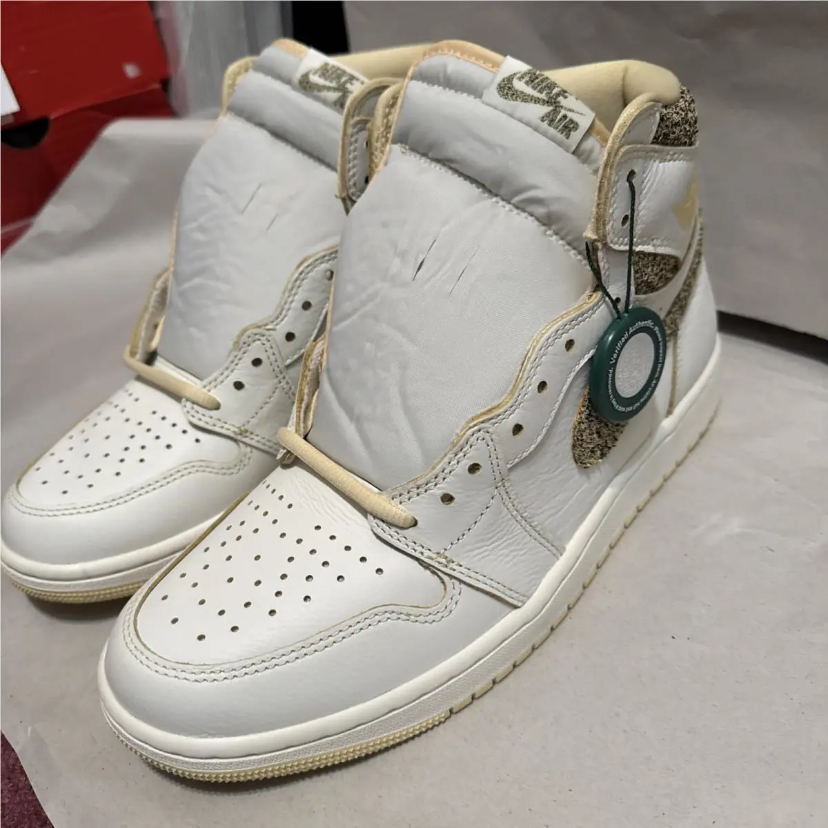 Nike shoes - Nike Air Jordan 1 Retro Hi OG Craft - Ivory 4