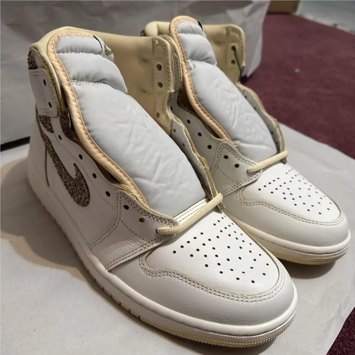 Nike shoes - Nike Air Jordan 1 Retro Hi OG Craft - Ivory 5