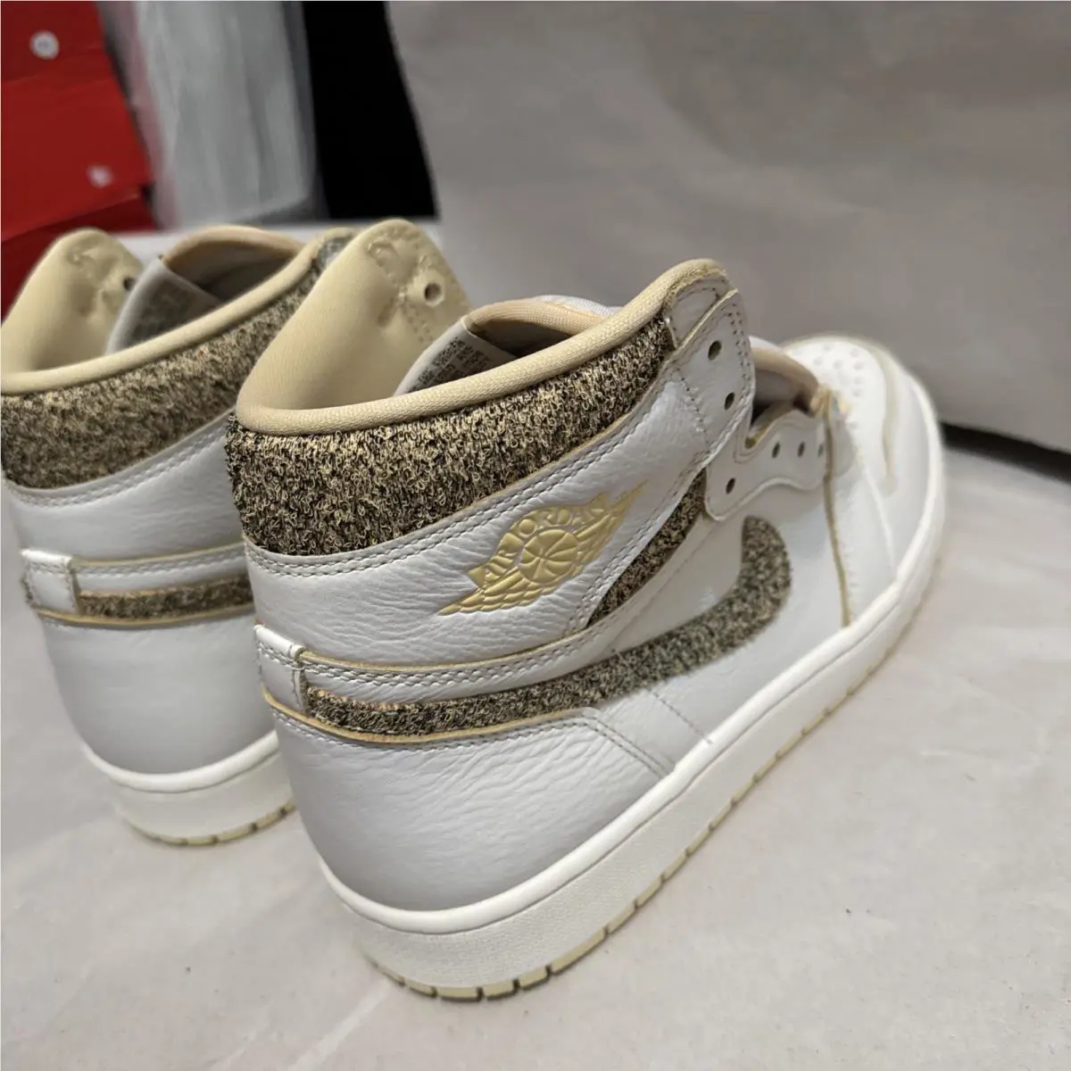 Nike shoes - Nike Air Jordan 1 Retro Hi OG Craft - Ivory 7
