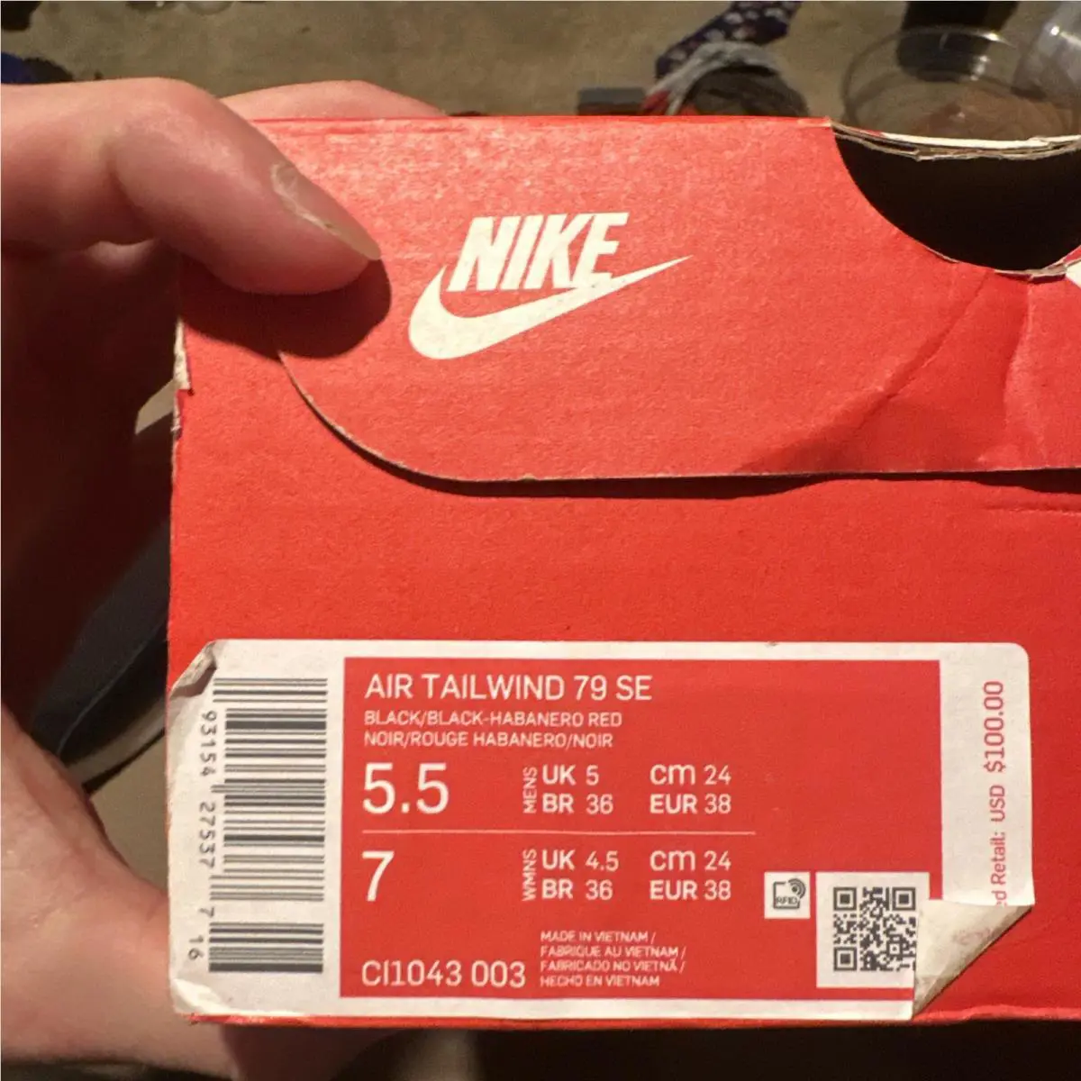 Nike shoes - Nike Air Tailwind - Air Tailwind - Black 4