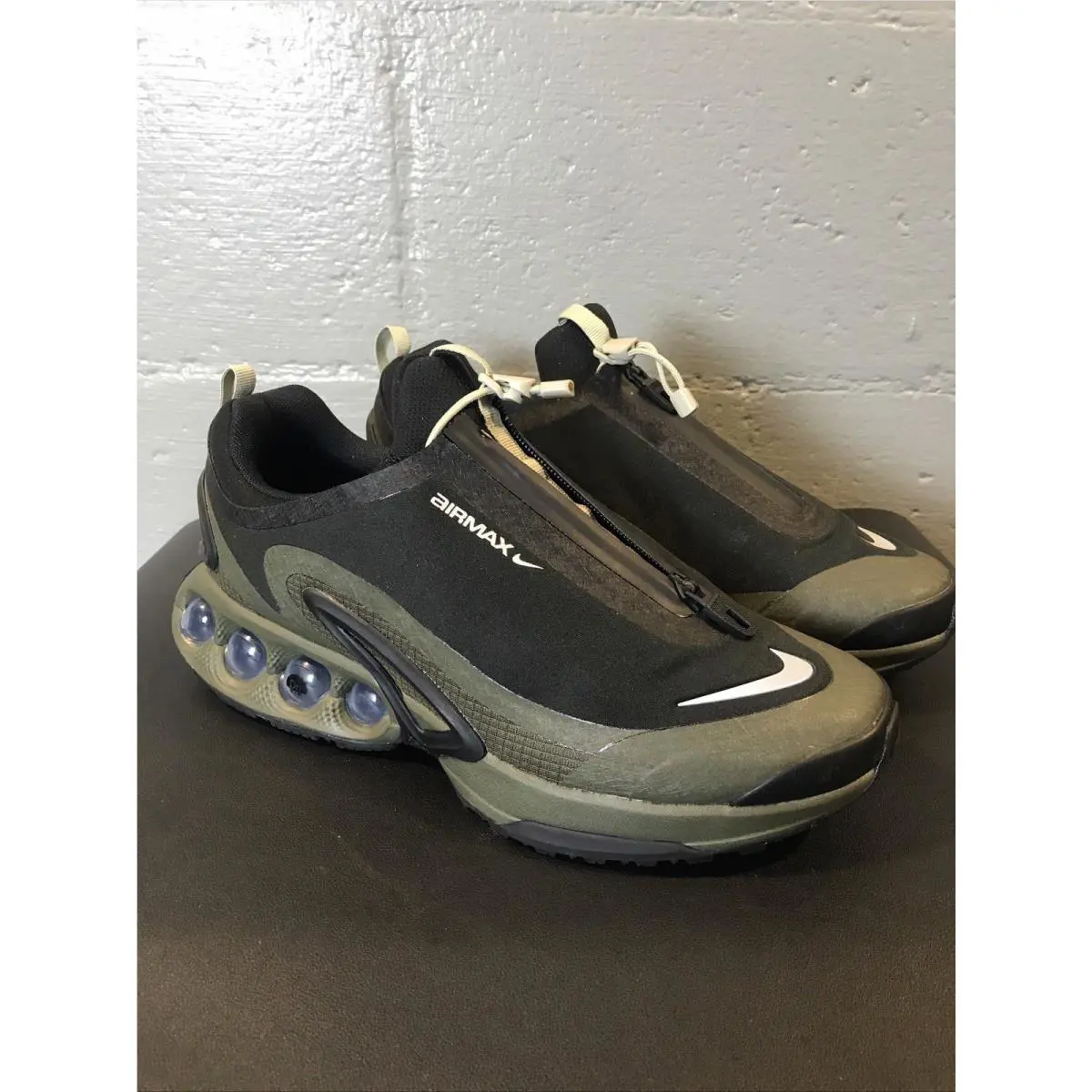 Nike shoes - Nike Air Max Dn Roam - Black/Cargo Khaki/Stone/Metallic Silver 3