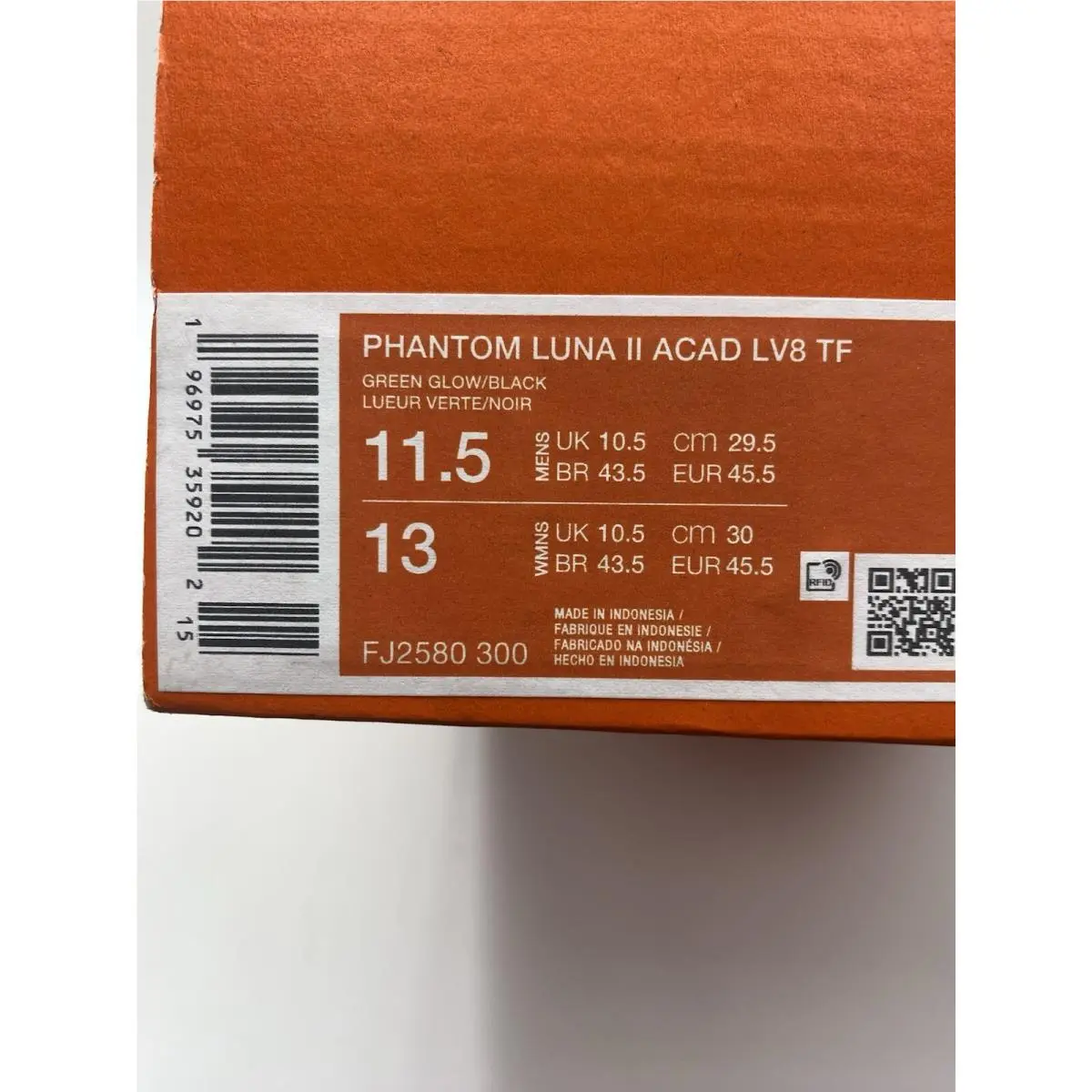 Nike shoes - Nike Phantom Luna - Phantom Luna - FJ2580 300 - Green Glow/Black (UPC: 196975359202) 6